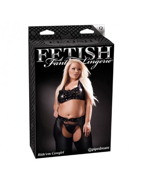 Bielizna-COMPLETO RIDE "EM COWGIRL QUEEN