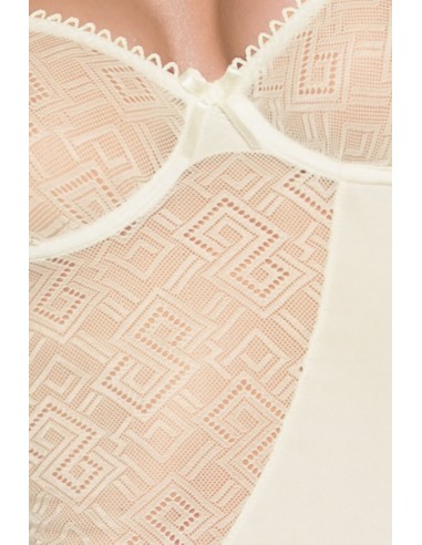 Bielizna-CREDA CHEMISE cream S/M - Casmir