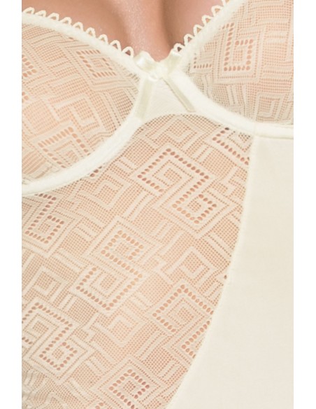 Bielizna-CREDA CHEMISE cream S/M - Casmir