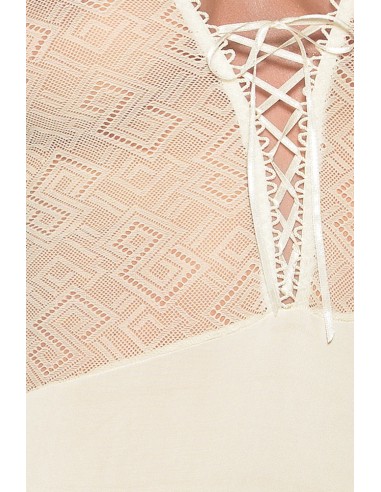 Bielizna-CREDA CORSET cream S/M - Casmir