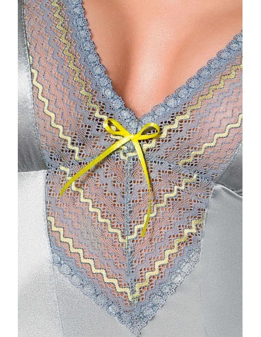 Bielizna-AVENA BODY silver S/M - Casmir