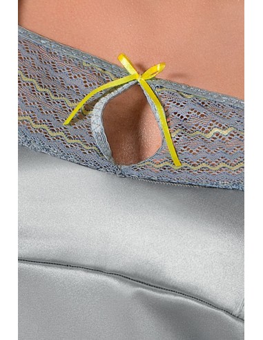 Bielizna-AVENA SET silver L/XL - Casmir