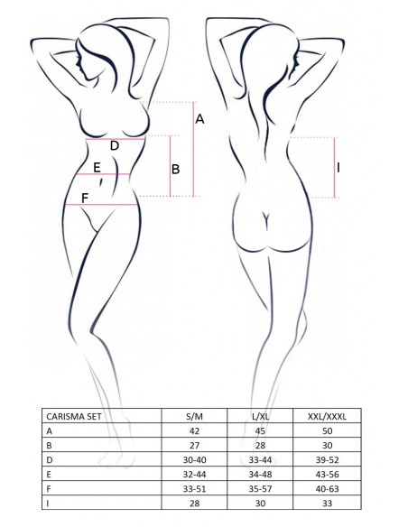 Bielizna-CARISMA SET red XXL/XXXL - Casmir