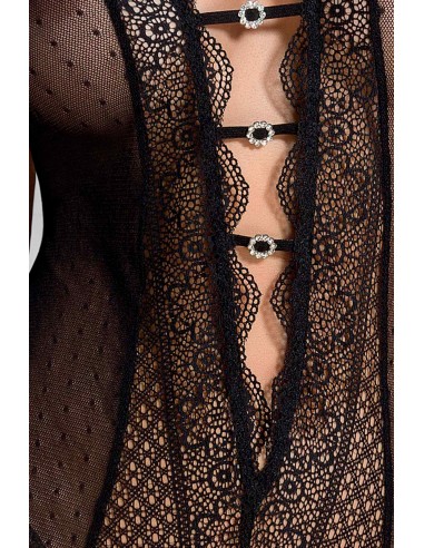 Bielizna-CLARISSE BODY black S/M - Casmir