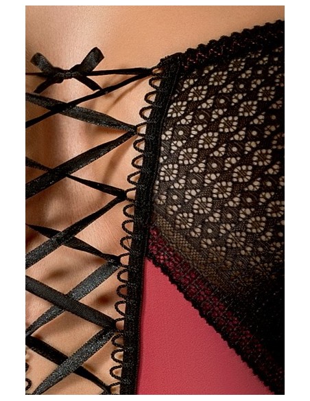 Bielizna-GILL CORSET red L/XL - Casmir