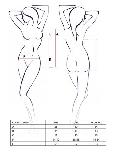 Bielizna-CONNIE BODY cream L/XL - Casmir