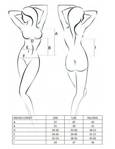 Bielizna-MIRELLA BODY black S/M - Casmir