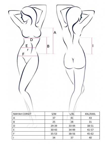 Bielizna-MIRELLA BODY black S/M - Casmir