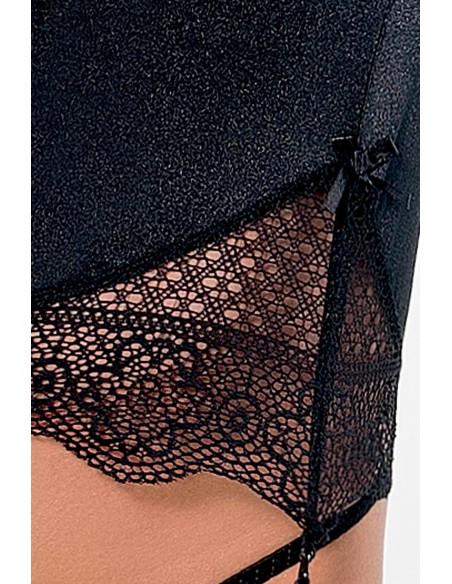 Bielizna-ZAHARA CORSET black XXL/XXXL - Casmir