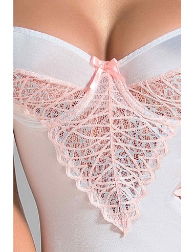 Bielizna-NIKITA CORSET white L/XL - Casmir