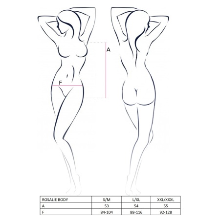 Bielizna-ROSALIE BODY pink L/XL - Casmir - 4