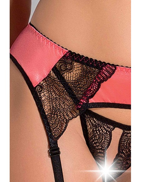 Bielizna-ROSALIE SET pink L/XL - Casmir