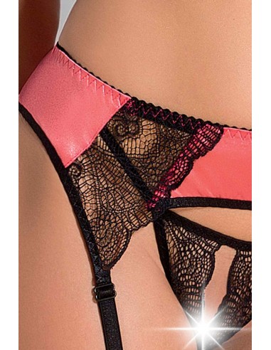 Bielizna-ROSALIE SET pink S/M - Casmir