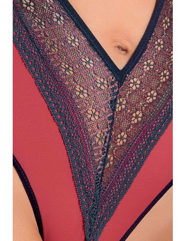 Bielizna-SYLVIANE BODY coral XXL/XXXL - Casmir