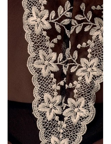 Bielizna-TYRONE CHEMISE black S/M - Casmir