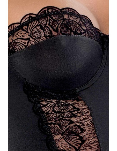 Bielizna-KALIA CHEMISE black S/M - Casmir