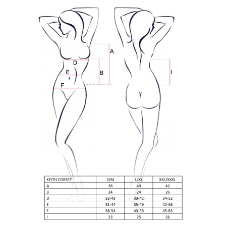KEITH CORSET black L/XL - Casmir - 3