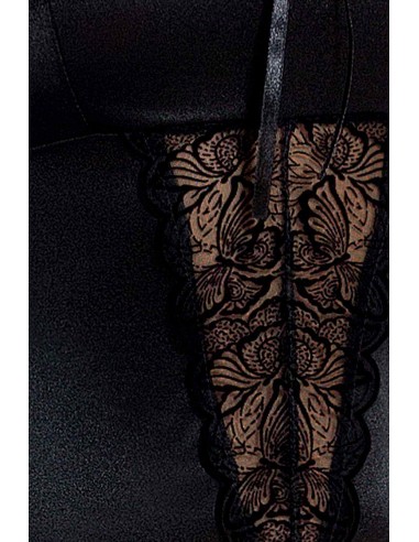 Bielizna-LAUREN CORSET black S/M - Casmir