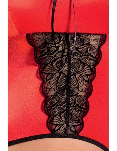Bielizna-LAUREN CORSET red S/M - Casmir 2