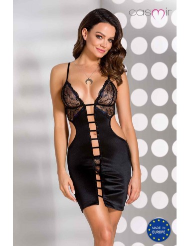 Bielizna-MEREDITH CHEMISE black S/M - Casmir