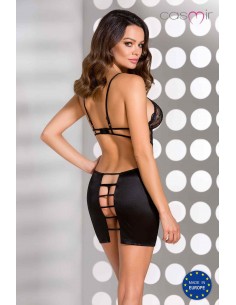 Bielizna-MEREDITH CHEMISE black S/M - Casmir 2