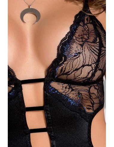 Bielizna-MEREDITH CHEMISE black S/M - Casmir