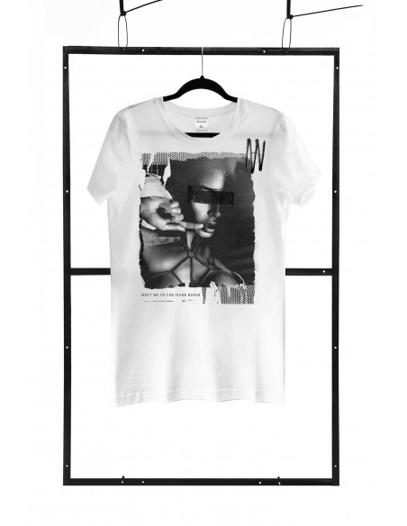 T-shirt men white S regular