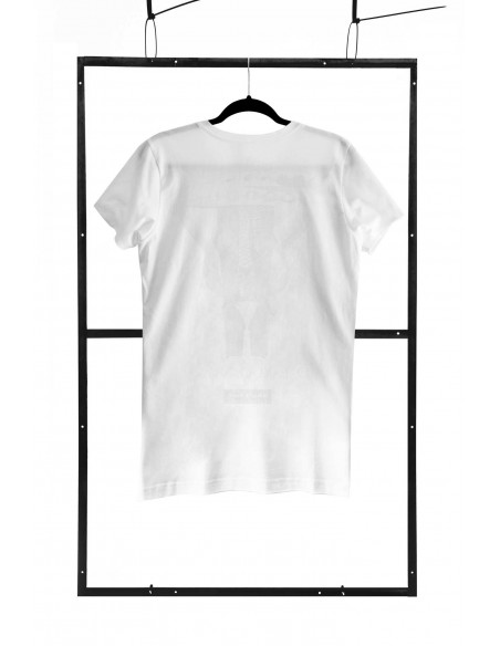 T-shirt men white S regular