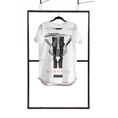 T-shirt men white fashion - 1