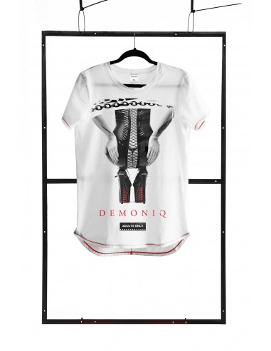 T-shirt men white S fashion