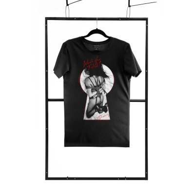 T-shirt men black regular - 1