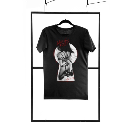 T-shirt men black regular - 1
