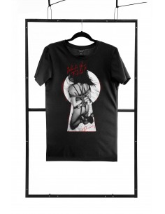 T-shirt men black XL regular