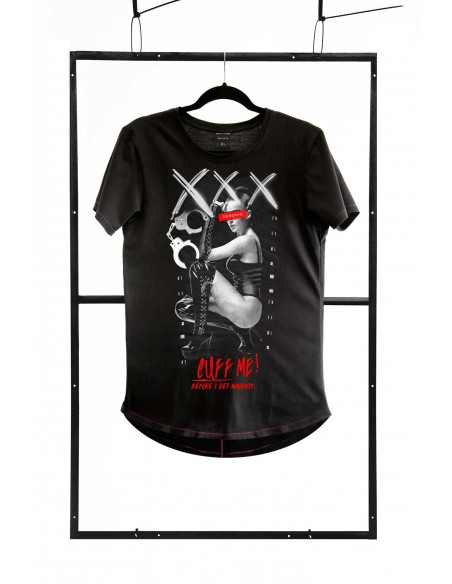 T-shirt men black XXL fashion