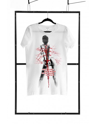 T-shirt men white L regular