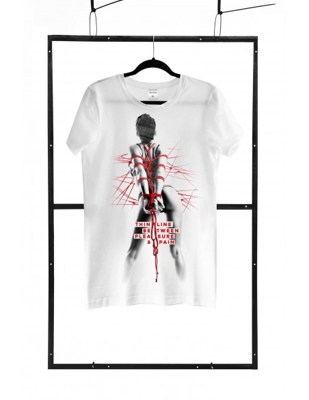 T-shirt men white L regular