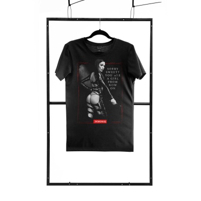 T-shirt men black regular - 1