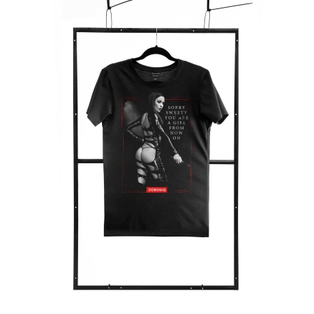 T-shirt men black regular - 1