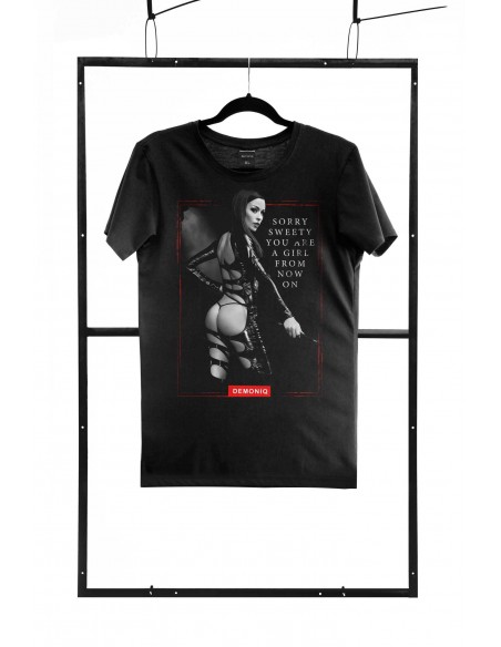 T-shirt men black S regular