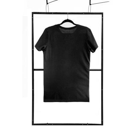 T-shirt men black regular - 2