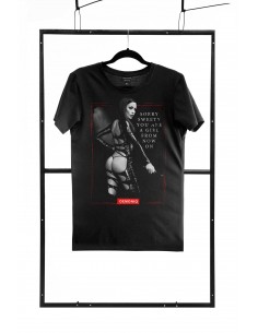 T-shirt men black M regular