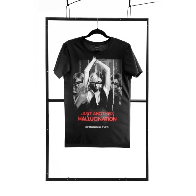 T-shirt men black regular - 1