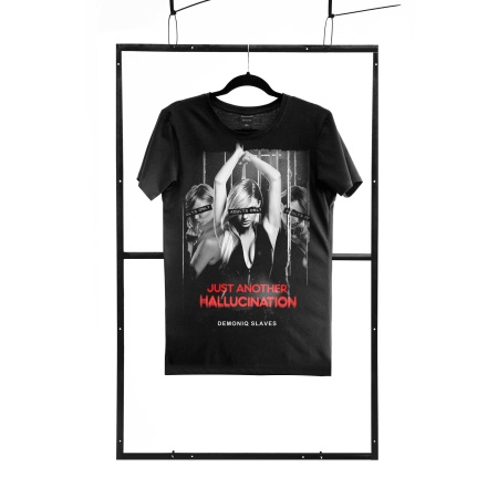 T-shirt men black regular - 1