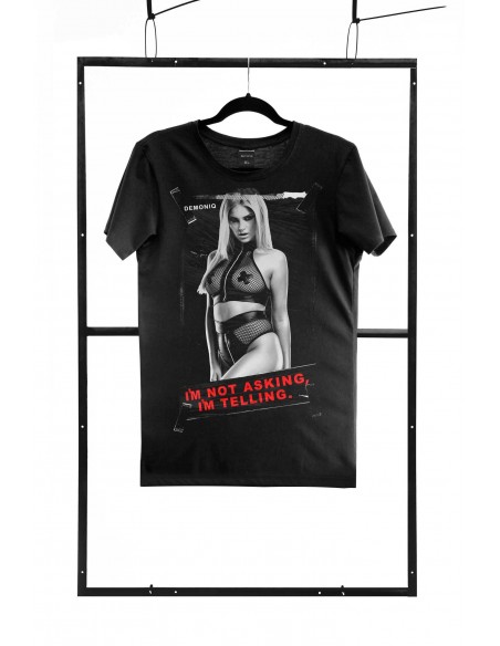 T-shirt men black S regular