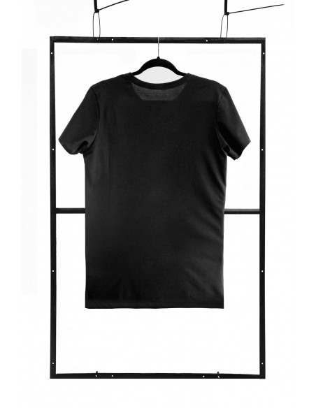 T-shirt men black L regular