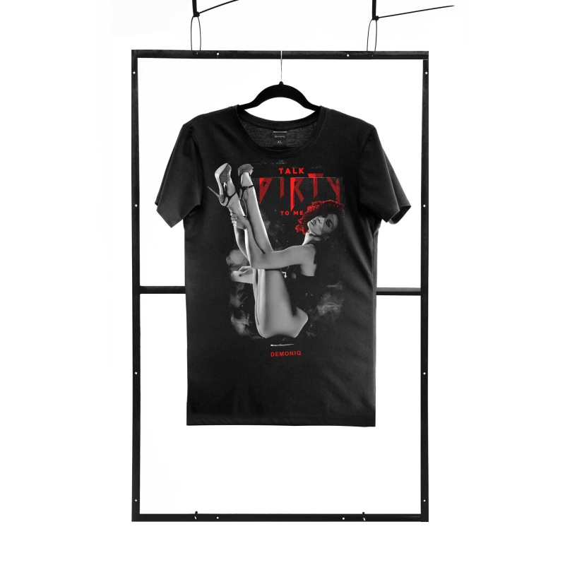 T-shirt men black regular - 1