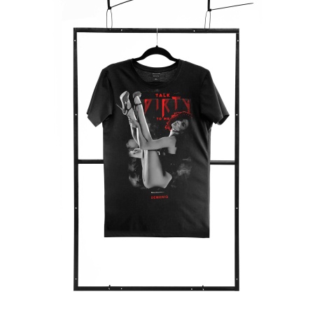 T-shirt men black regular - 1