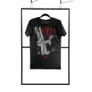 T-shirt men black regular - 1