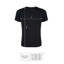 T-shirt men black regular - 4