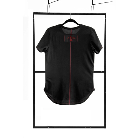 T-shirt men black M fashion - 2